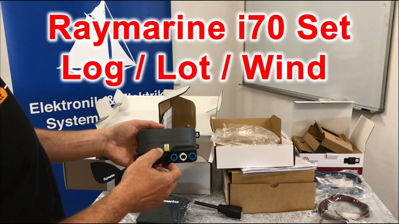 Das Raymarine i70s Log Log Wind Set - das ist dabei - von Busse Yachtshop