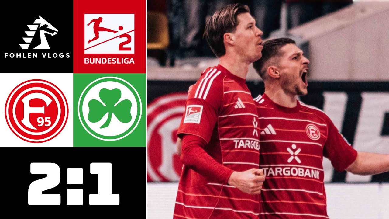 DÜSSELDORF VS GREUTHER FÜRTH HIGHLIGHTS | FORTUNA TURNAROUND?! | 2.BUNDESLIGA STADIONVLOG ⚽️🔥