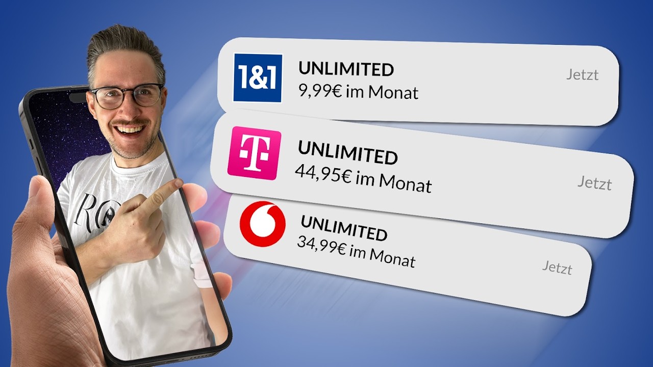 Unlimitiertes Datenvolumen f&uuml;r 9,99&euro;?! - Die besten Unlimited-Tarife 2025