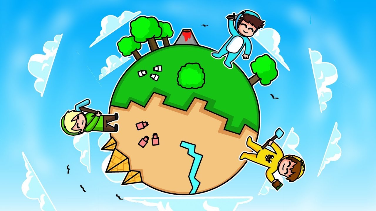 SOLO el 1% SOBREVIVIRÍA en este  MUNDO REDONDO de MINECRAFT ¿Podrías? 😱 MILO ROLEPLAY