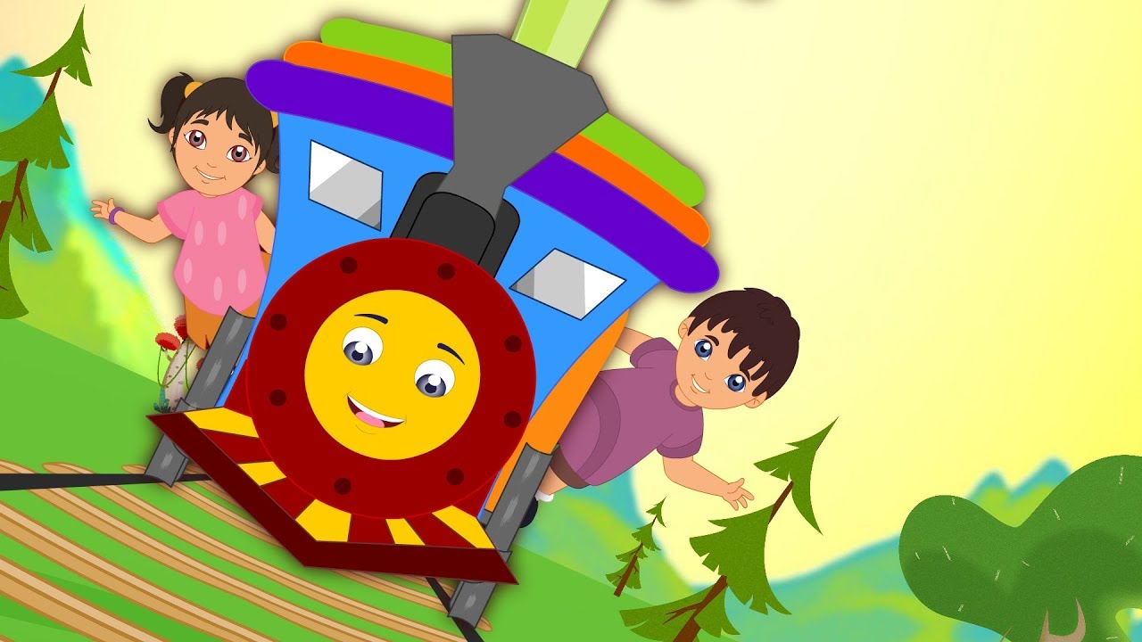 🚂 Puff a Train Nursery Rhyme Lyrics  🚂  Puff a train video | English Nursery Rhyme 🚂-BB-01