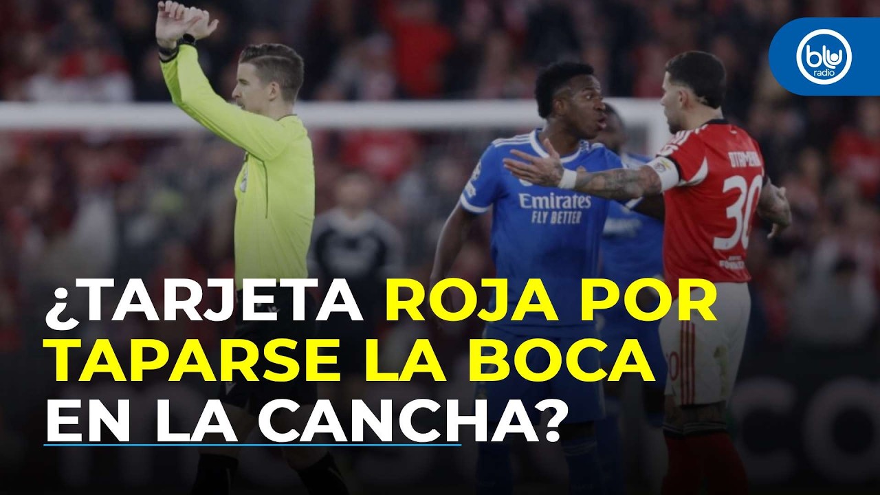 ¿Ley Vinícius? FIFA busca prohibir que futbolistas se tapen la boca en los partidos