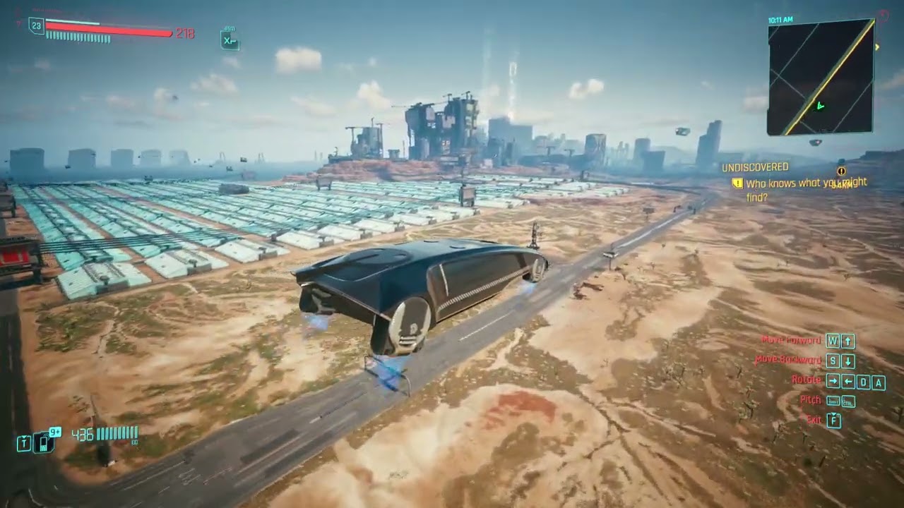 Cyberpunk 2077 - Drive an Aerial Vehicle Mod 2.21