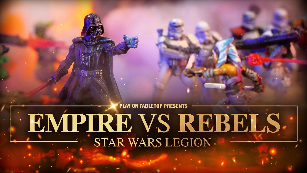 Darth Vader Descends upon the Rebels | Star Wars Legion.  Rebels vs The Empire.