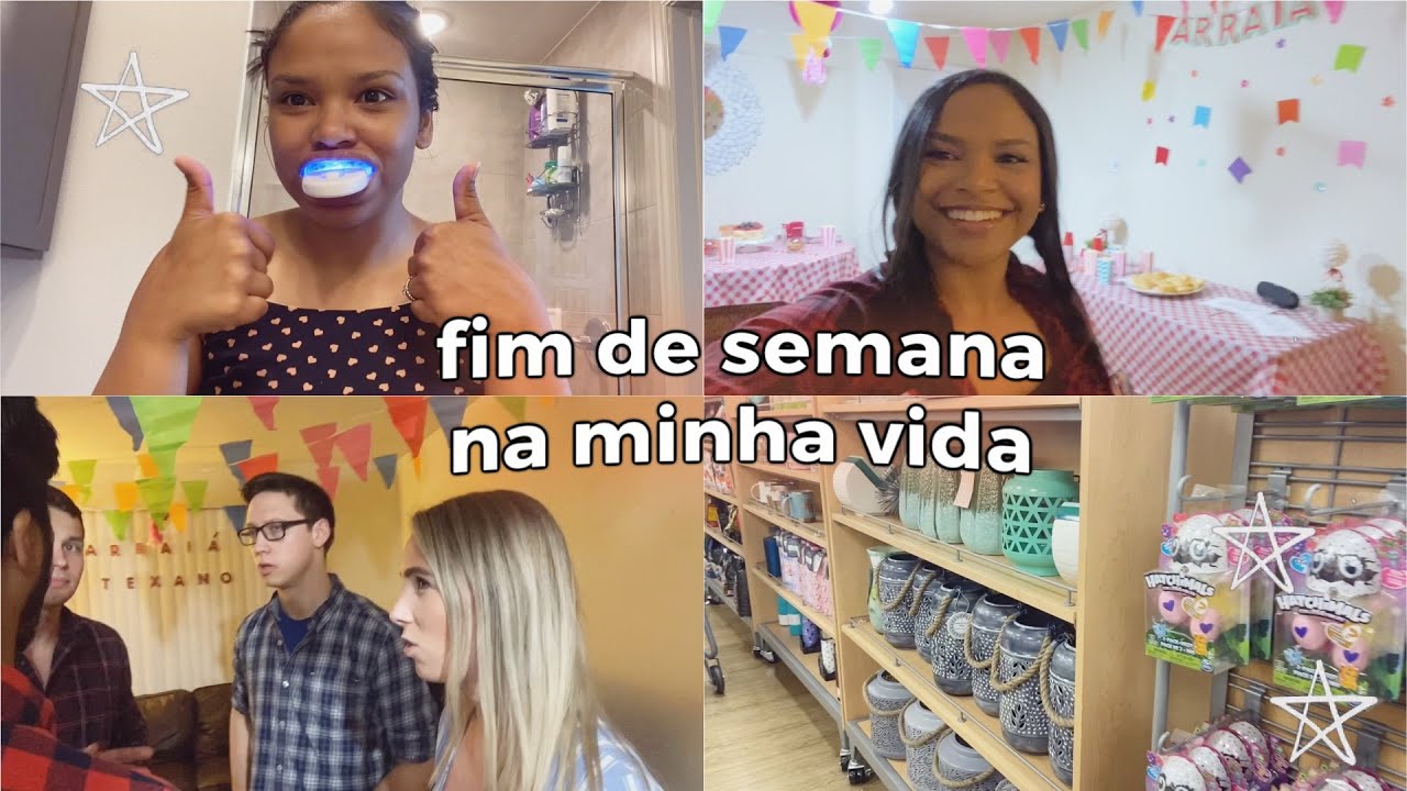 VLOG: Clareando os Dentes em Casa, Festa Junina nos EUA, Compras pro Apê