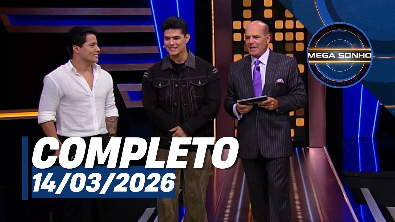 Mega Sonho: Jonatha, Cristiano e Isabella Arantes (14/03/26) | Completo