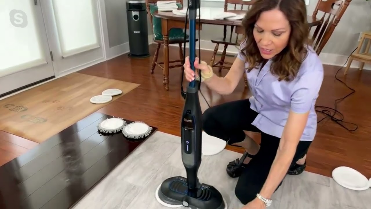 Shark Steam & Scrub Steam Mop w/ Steam Blast and 6 Pads on QVC