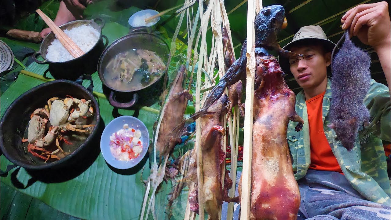 #02: NGÀY THỨ BA SINH TỒN Ở TRONG RỪNG LÀM NƠI CHÚ ẨN: CÁCH LÀM BẪY CHUỘT BẰNG ĐÃ SẬP