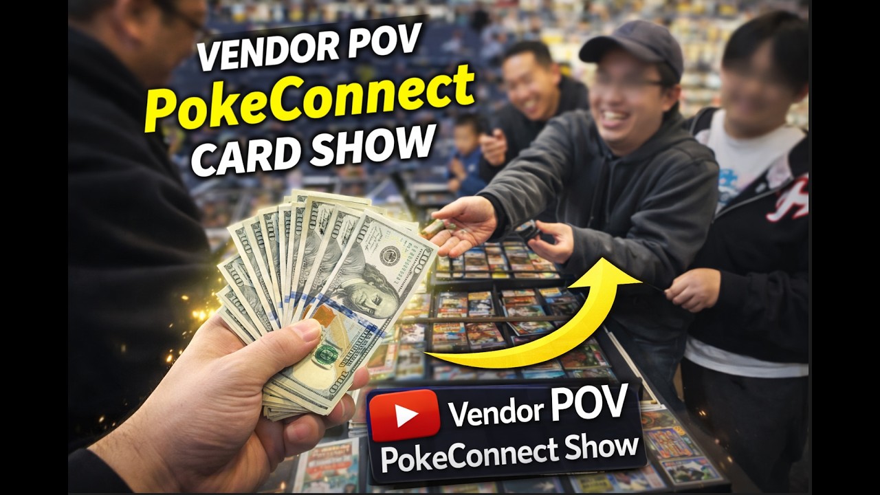 Day 2 Vending at a Card Show! | PokeConnect #pokemon #pokemoncards #cardshow #vendor #pov #fyp