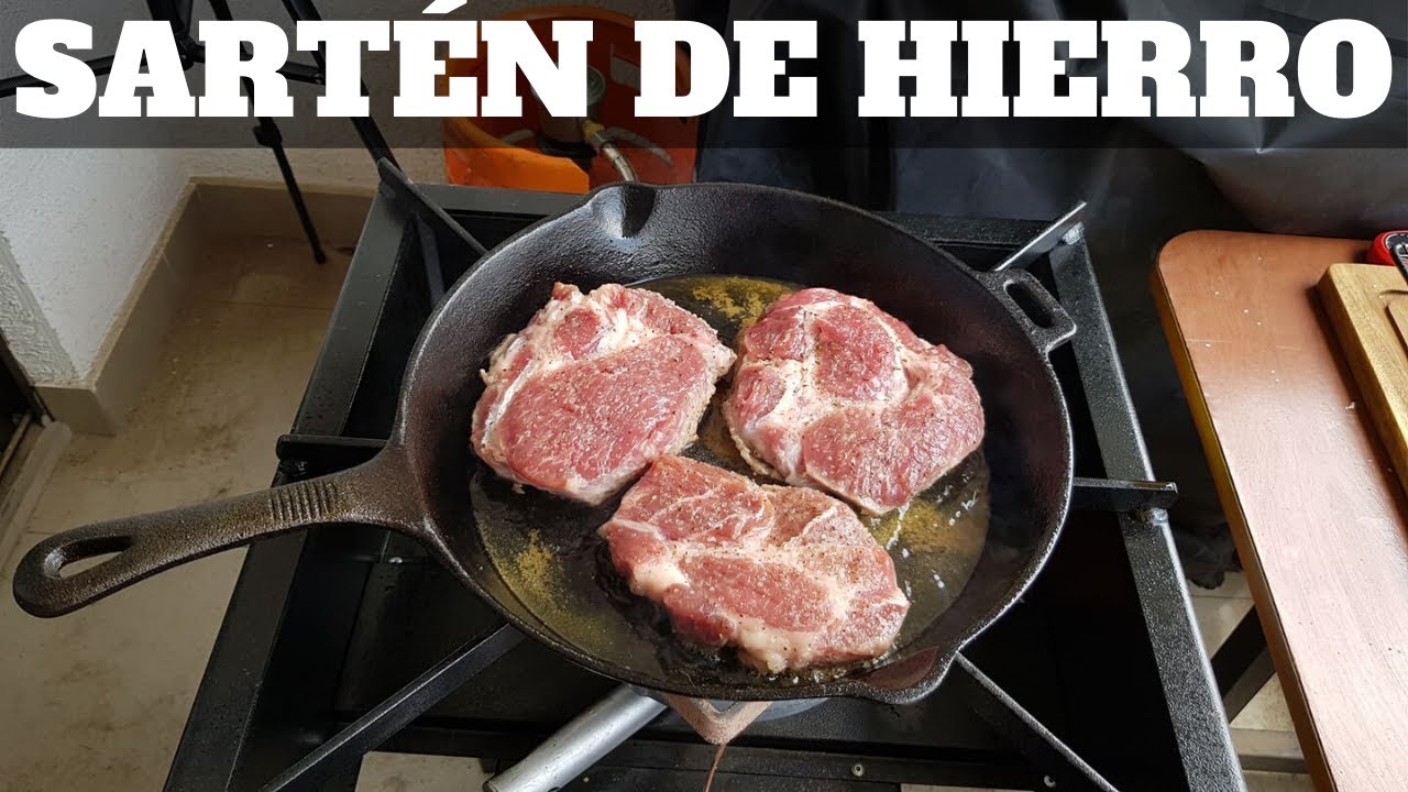 SARTÉN de HIERRO FUNDIDO [Cómo CURAR, USAR, LIMPIAR y MANTENER un SARTÉN de HIERRO] | William Priets