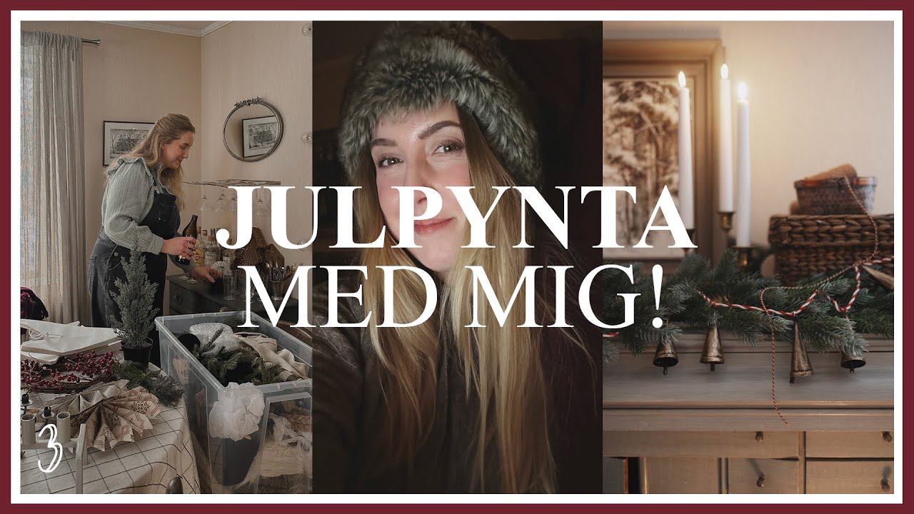 Julpynta med mig i vårt hus på landet! 🌲🎅🏻