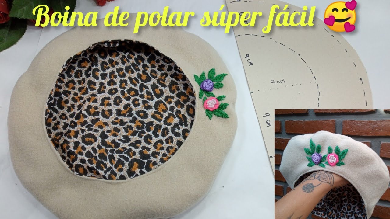 boina de polar súper fácil 🥰 de hacer