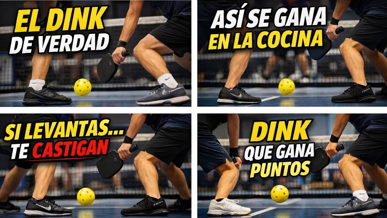 Lleva tu juego al siguiente nivel: dobles bien entrenado y dink en la cocina 👀🎾