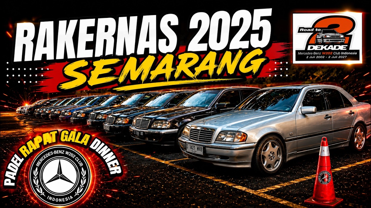W202 Touring, Rapat, dan Main Padel! Rakernas Paling Seru Tahun Ini