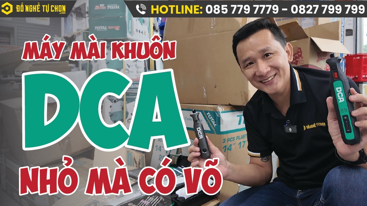 Máy mài khuôn dùng pin ADSJ0401E và ADSJ0801E nhà DCA giá rẻ mà quá mạnh I Đồ Nghề Tự Chọn