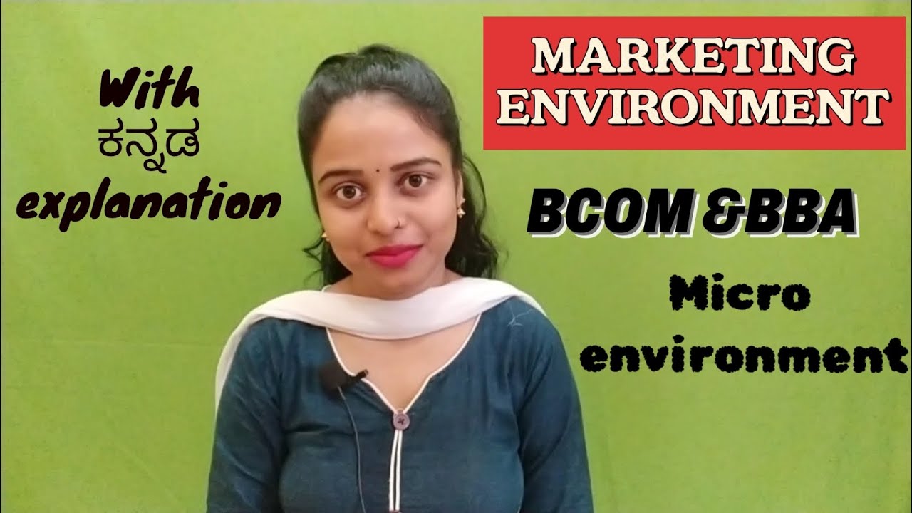 Marketing environment-. micro environment for BCOM and BBA