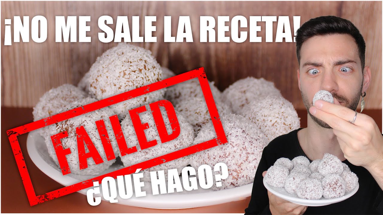 ¿Qué hacer cuando no te sale una receta de cocina?