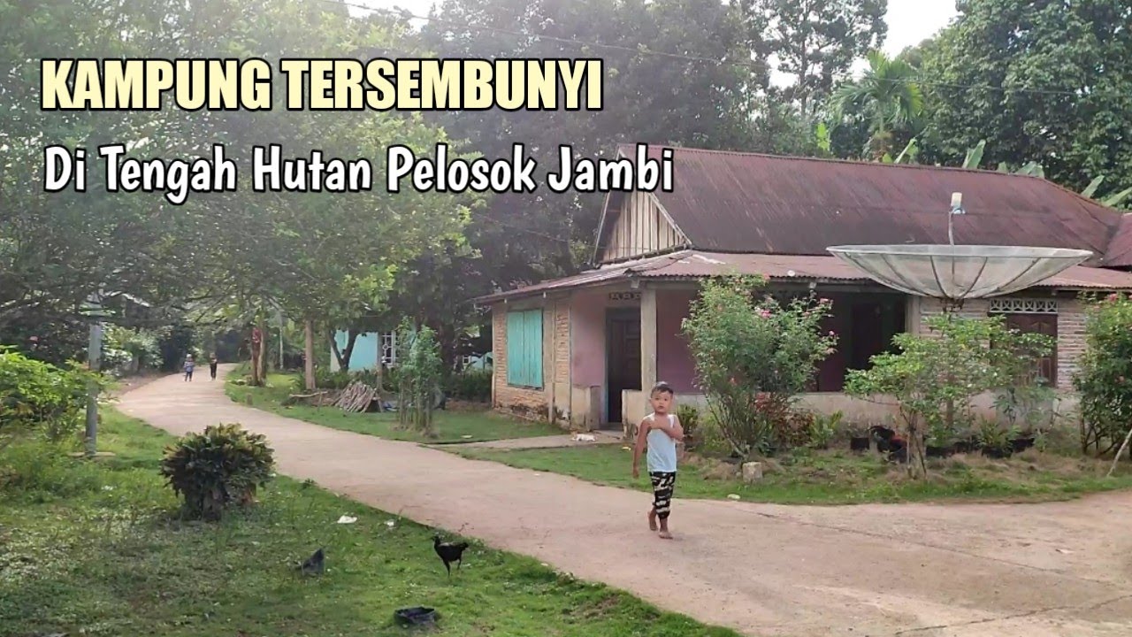 KAMPUNG INI TERSEMBUNYI DI HUTAN PELOSOK JAMBI