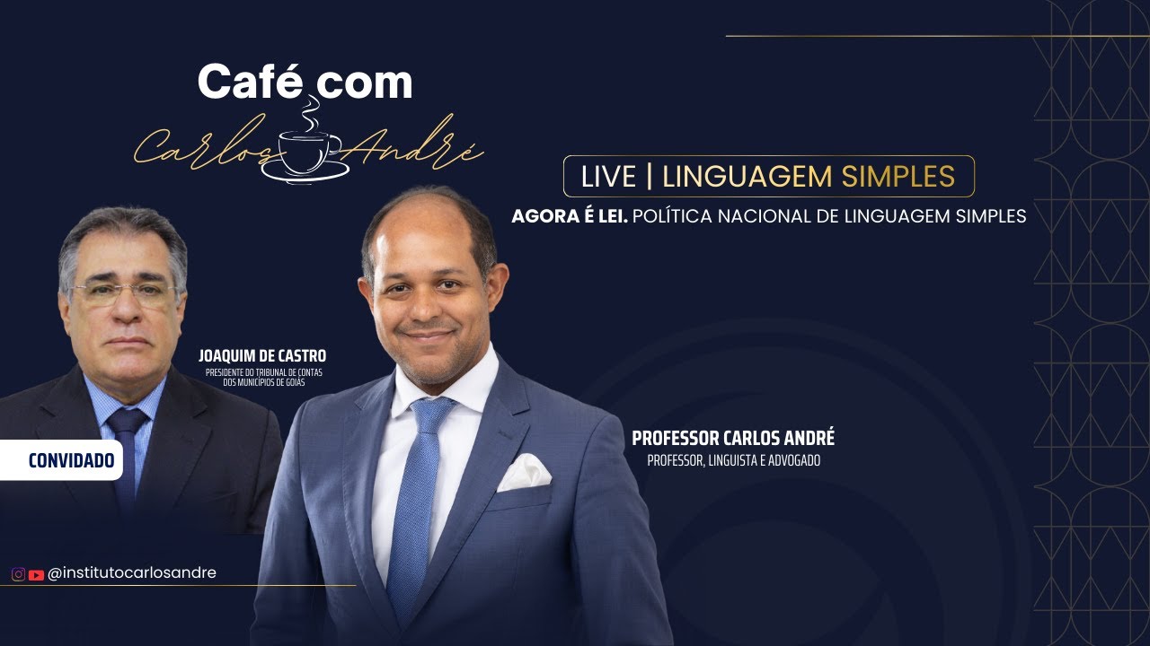 LINGUAGEM SIMPLES - AGORA &Eacute; LEI -  JOAQUIM DE CASTRO E CARLOS ANDR&Eacute;