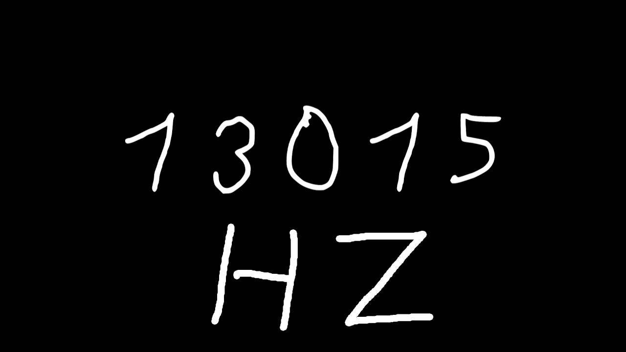 13015 hz