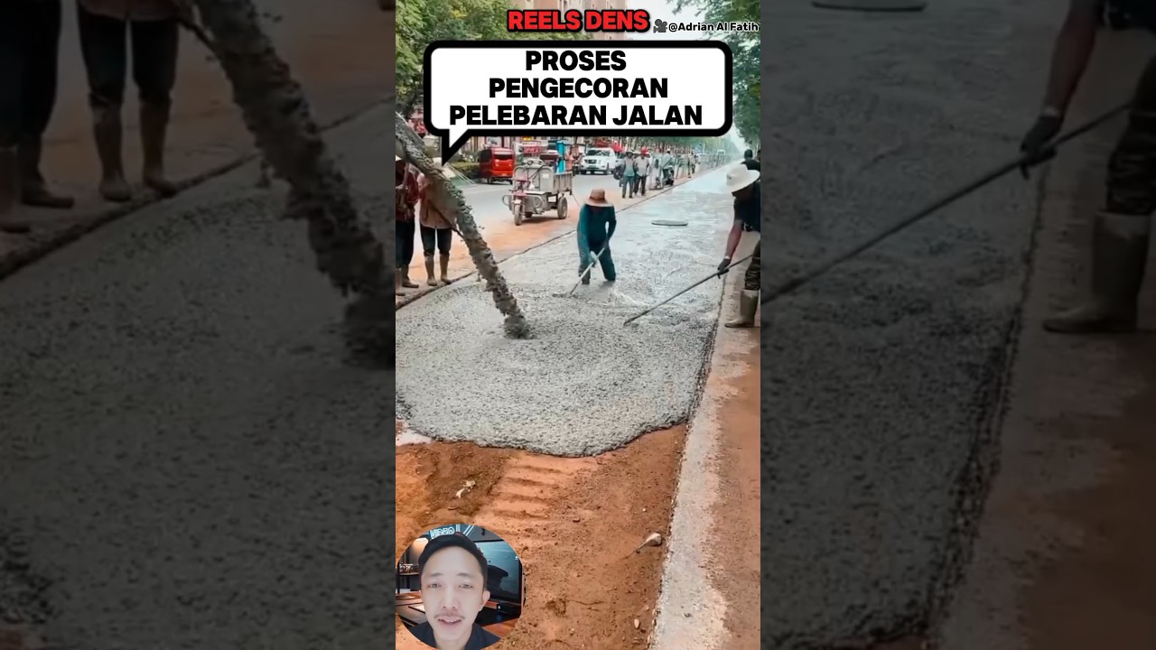 Pengecoran Jalan Rabat Beton ☝❗❗#shorts #videoshort #viralvideo