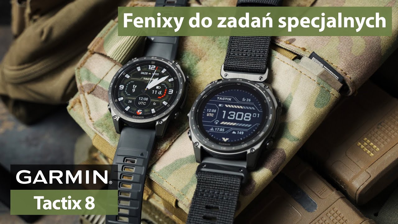 Garmin Tactix 8 - Zegarek do zadań specjalnych