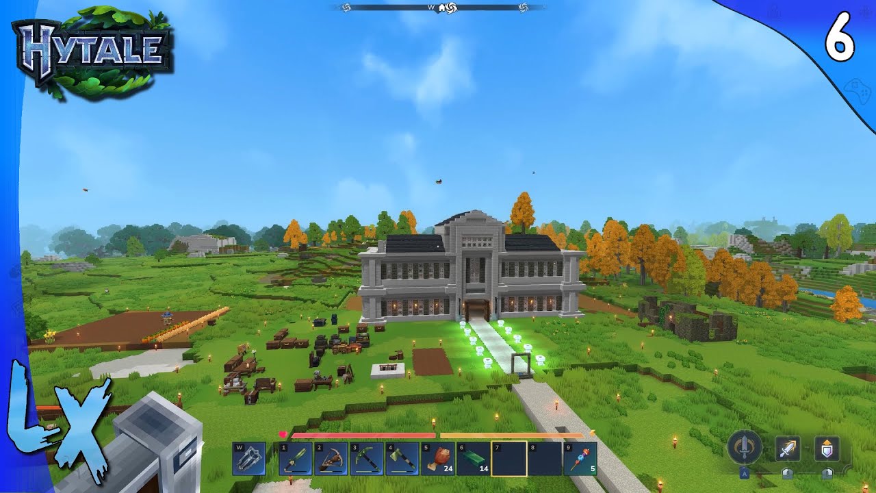 L'avancement de la base , du nouvel equipement et une suprise ! || Hytale ep 6