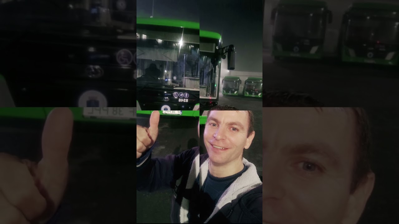 Am ajuns și la garajul nostru cu autobuze electrice