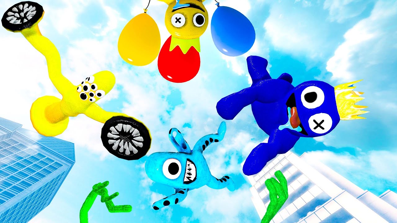 Garry's Mod: Rainbow Friends: Epic Ragdolls ep.160