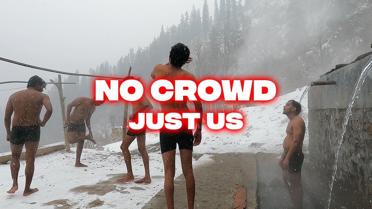 Hot Spring in Snow | Kheerganga