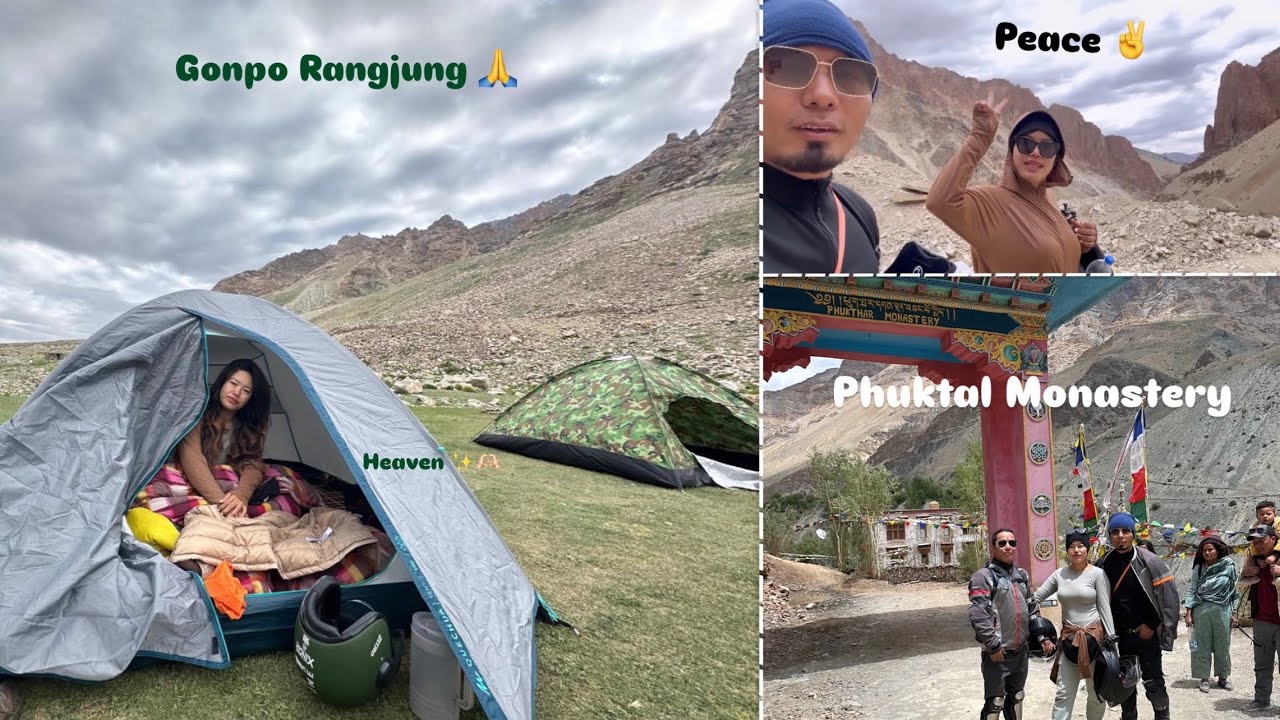 GonpoRangjung to Phuktal Monestery |Zanskar Valley | Off-Road #travelvlog #ladakh#tibetanvlogger
