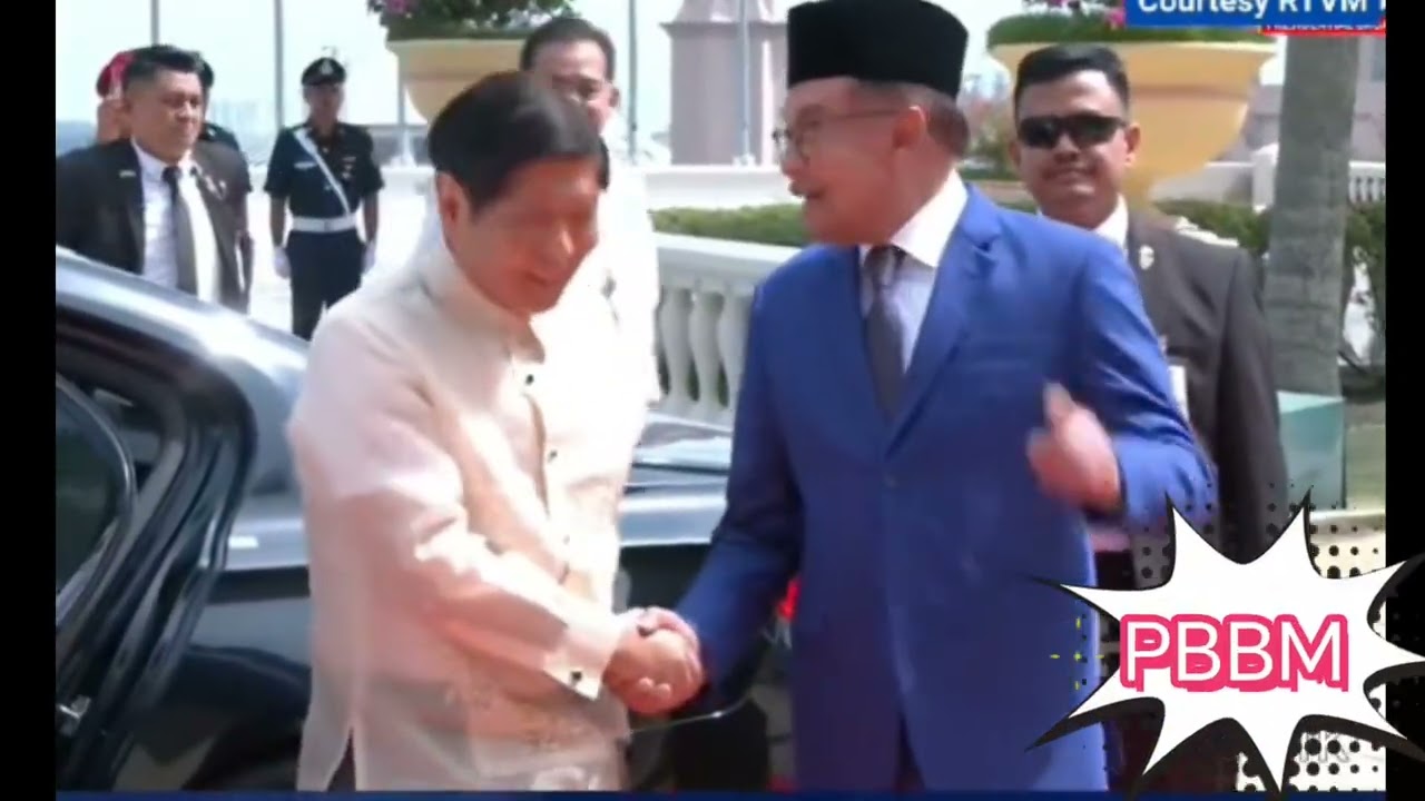 Pagpupugay kay PBBM, during his arrival in Malaysia, 