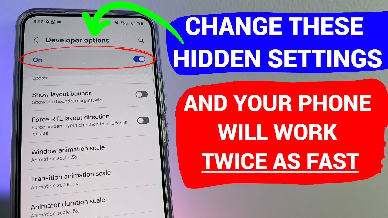 SPEED UP your Android Phone in One Minute.