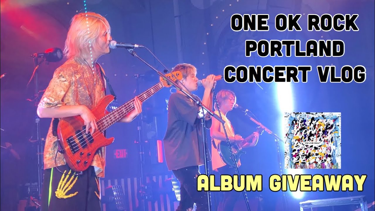 ONE OK ROCK Portland July 17th Concert Vlog & GIVEAWAY | Eye of the Storm Tour 2019 | Feat. Weathers