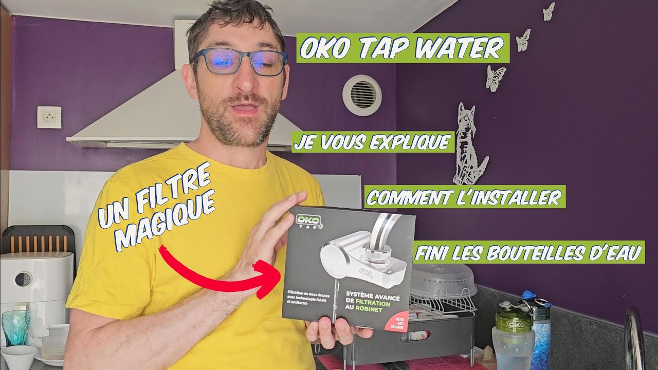 OKO TAP WATER 🌊 LE FILTRE MAGIQUE , fini les bouteilles d'eau ! ( Gagne 10% avec mon lien)