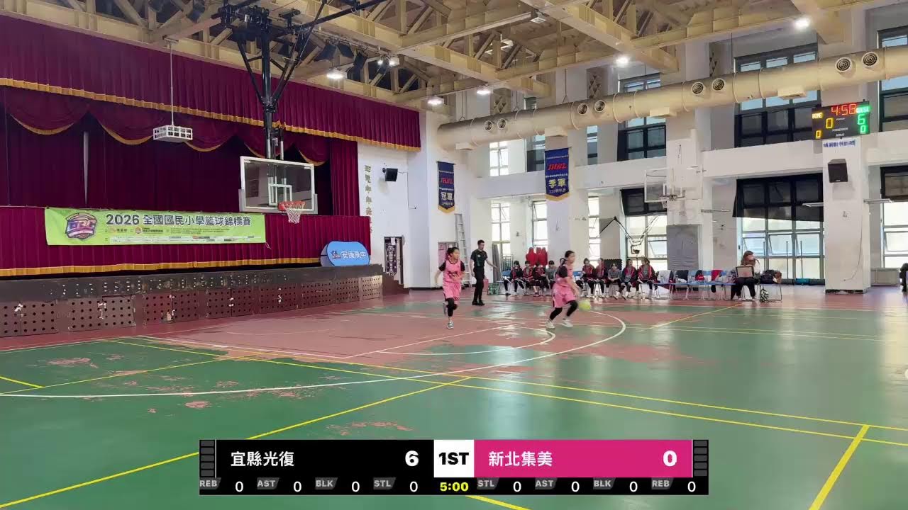 EBC全國小學籃球錦標賽：宜縣光復 VS 新北集美