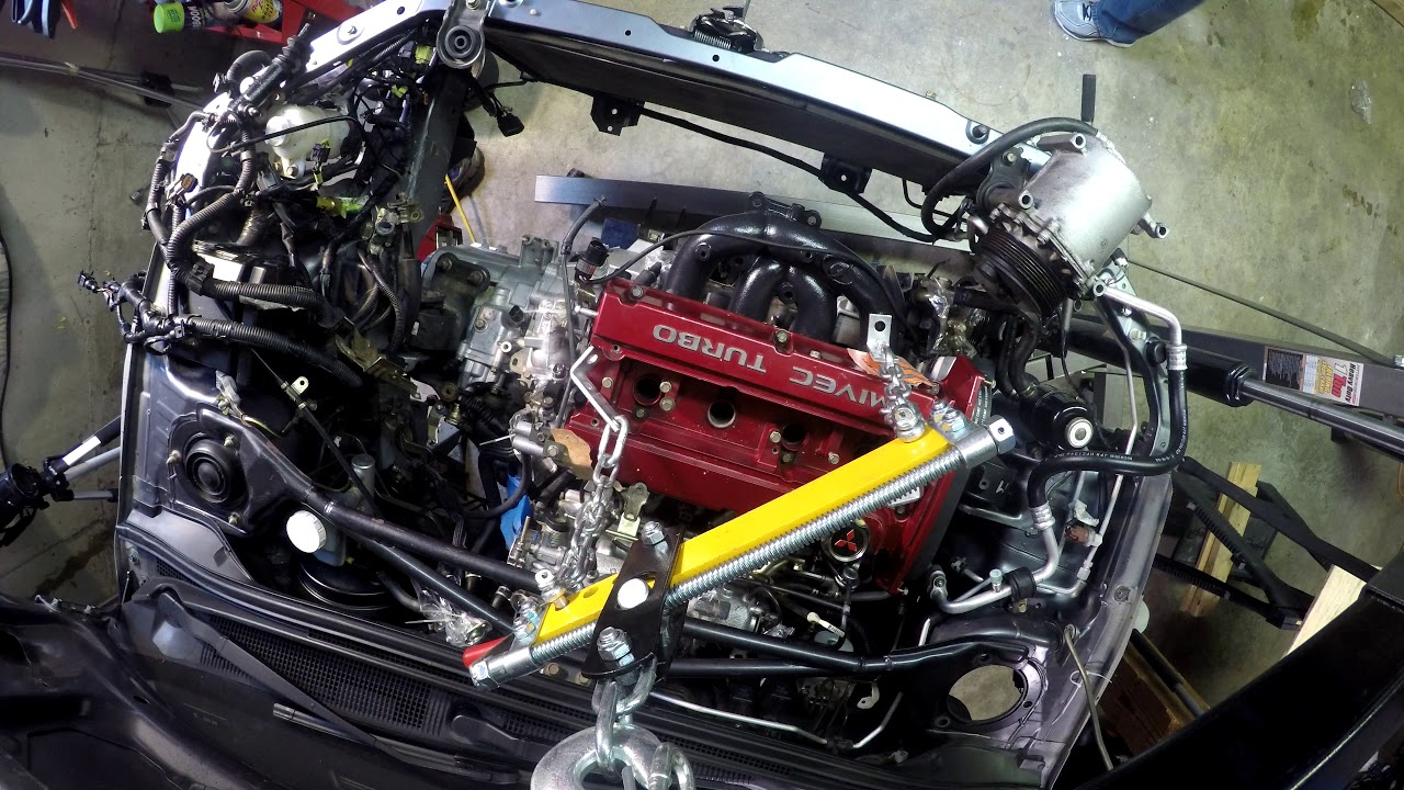 EVO 9 SE BUILD EPISODE: 11 How to put your engine back in your car, the right way