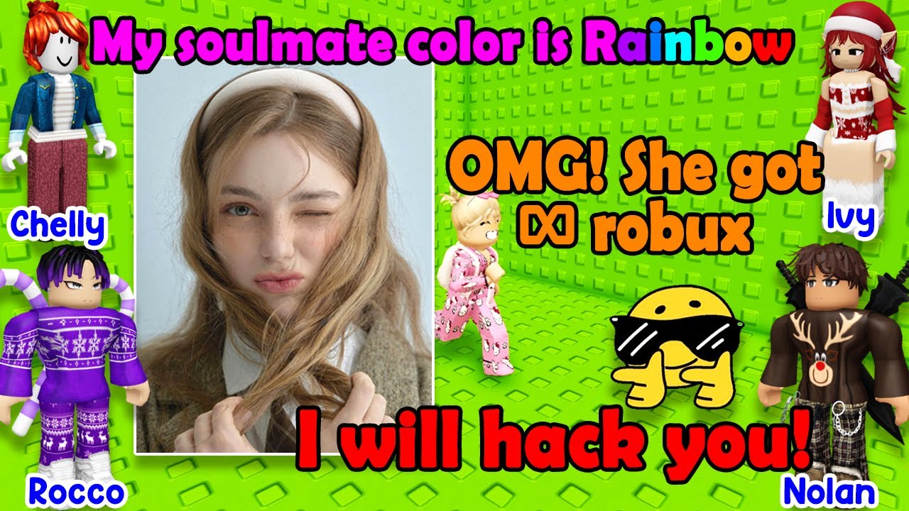 ❤️💚💛 TEXT TO SPEECH 🌹🌈 My Soulmate Color Is Rainbow, Is It Zero Or Infinity Robux?! 🍀 Roblox Story