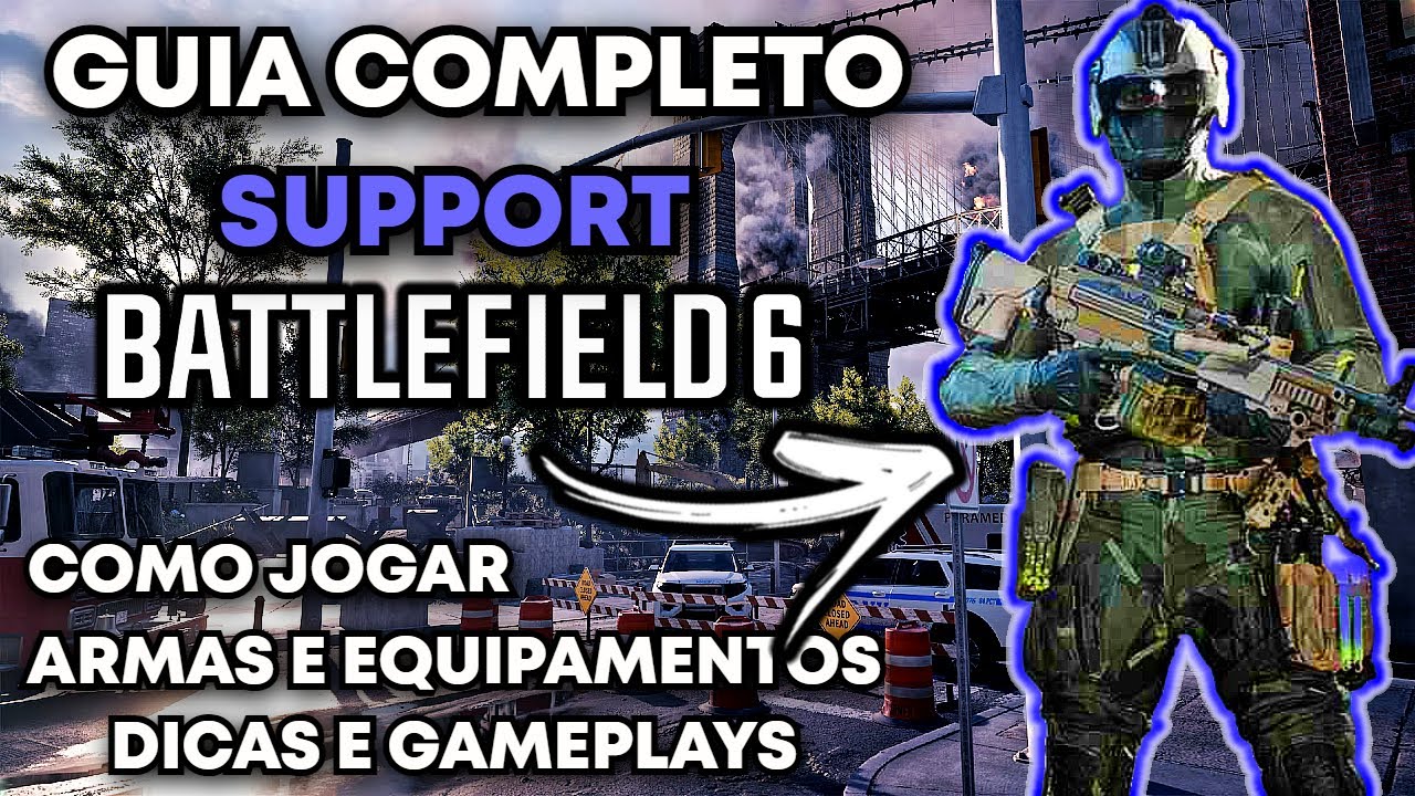 COMO JOGAR DE SUPPORT NO BATTLEFIELD 6 🔥GUIA COMPLETO COM GAMEPLAY