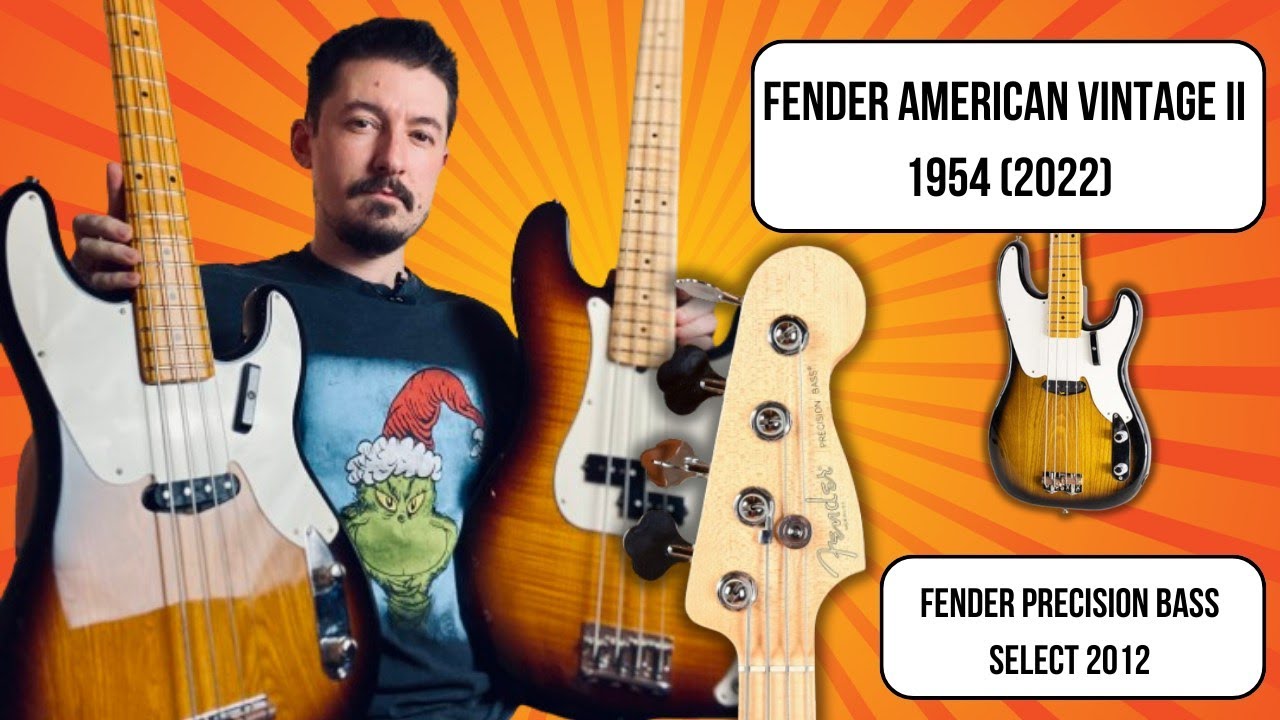 Fender American Vintage II 1954 2022 & Fender Precision Bass SELECT 2012 Review