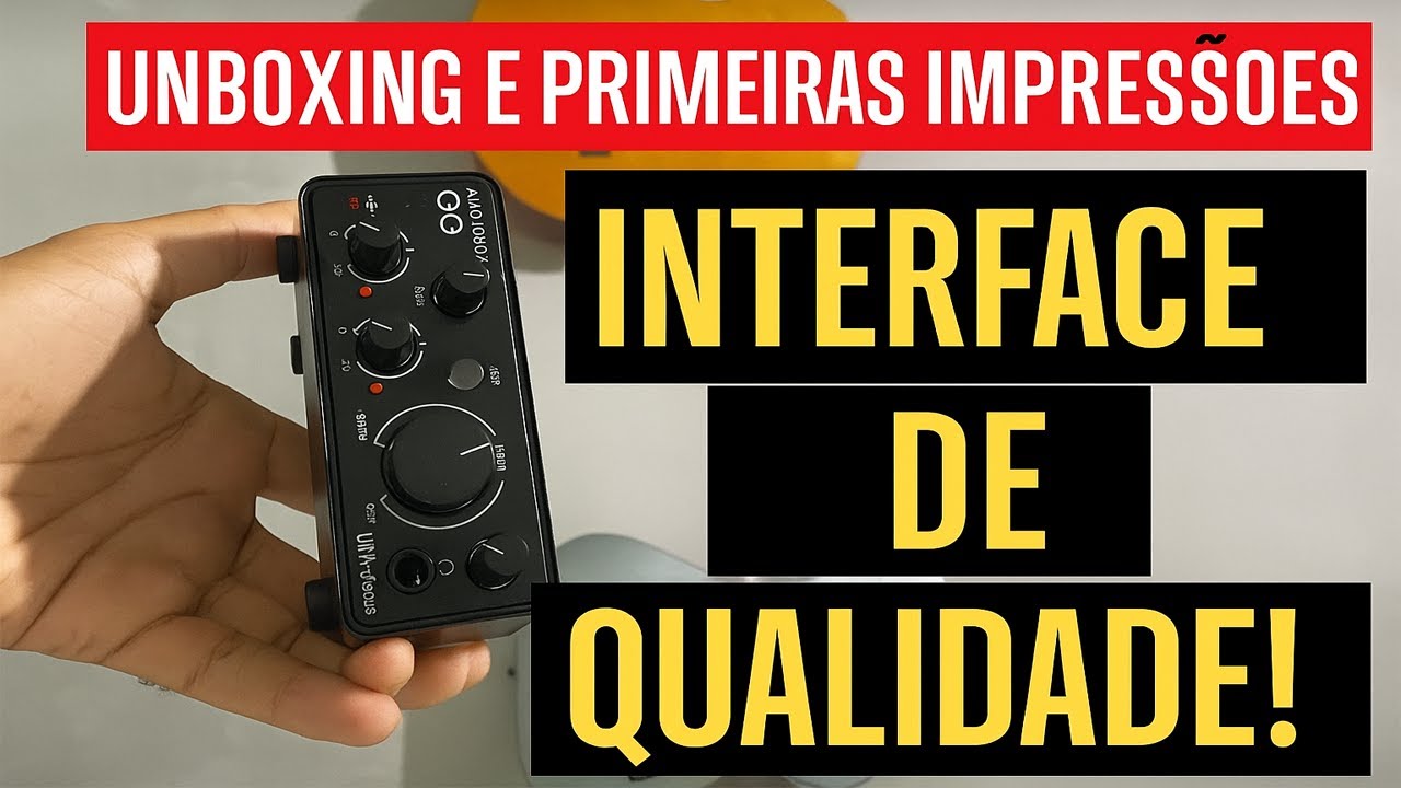 UNBOXING DA INTERFACE PRESONUS AUDIOBOX GO | SERÁ QUE VALE A PENA?