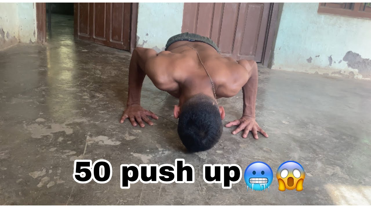 50 push-up challenge🥶|| 