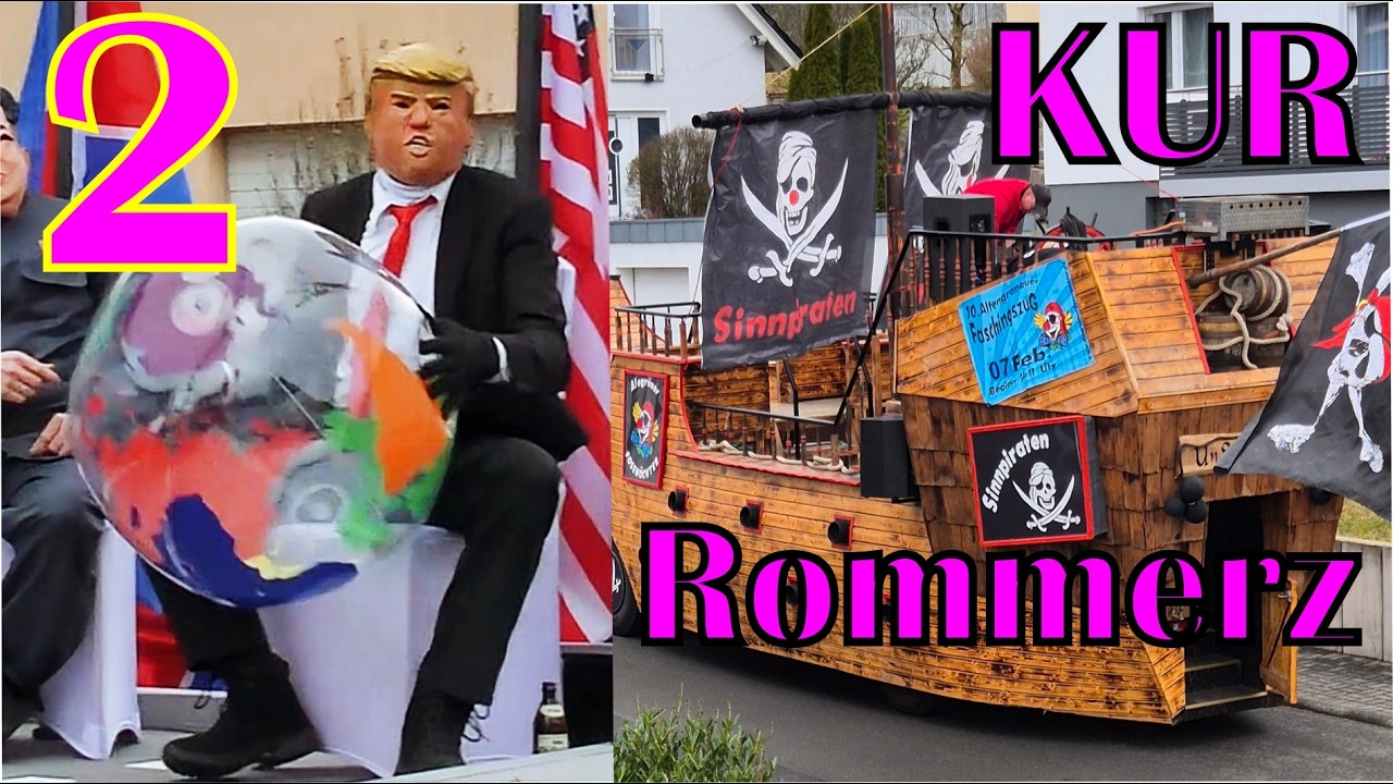 KUR Rommerz 2025 * 2. Teil Karnevalistischer Umzug - Neuhof im Landkreis Fulda