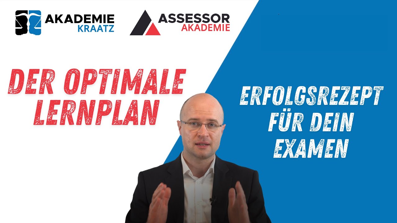 Dein Lernplan für die Jura Examensvorbereitung!