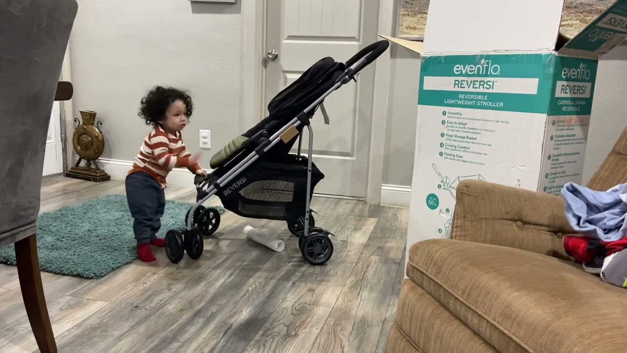 Abriendo la carriola evenflo Reversible (perfecta para ti 👍