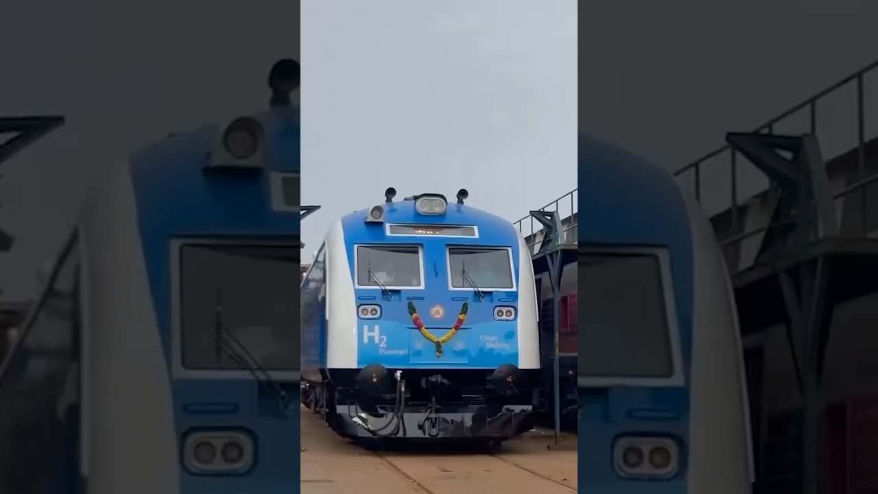 Bharat's First Hydrogen Train!🇮🇳 Coming soon&hellip;#first #hydrogen #train #amazing #tech #future