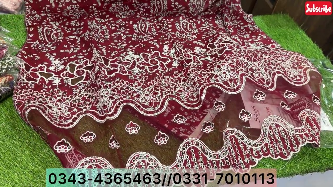 2 Special Volumes Regalia mid summer or Fiza Noor  Lawn Embroidery 