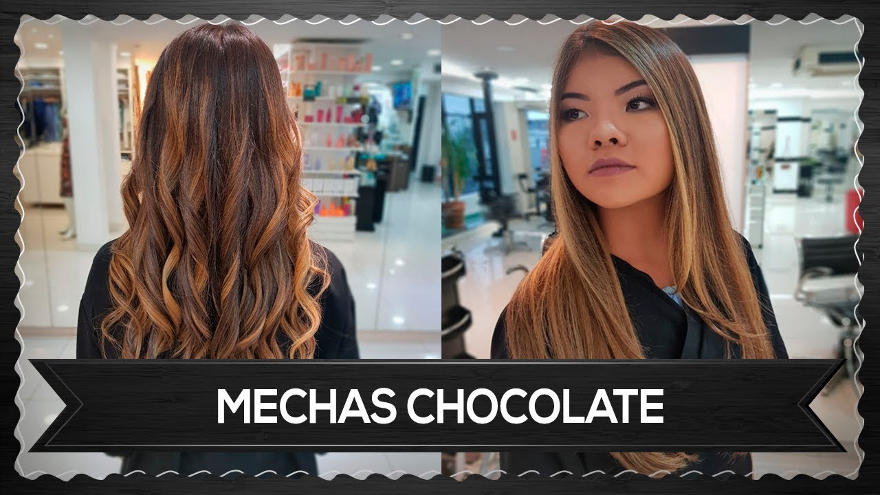 Mechas Chocolate com Corte a maquina | TUTORIAL