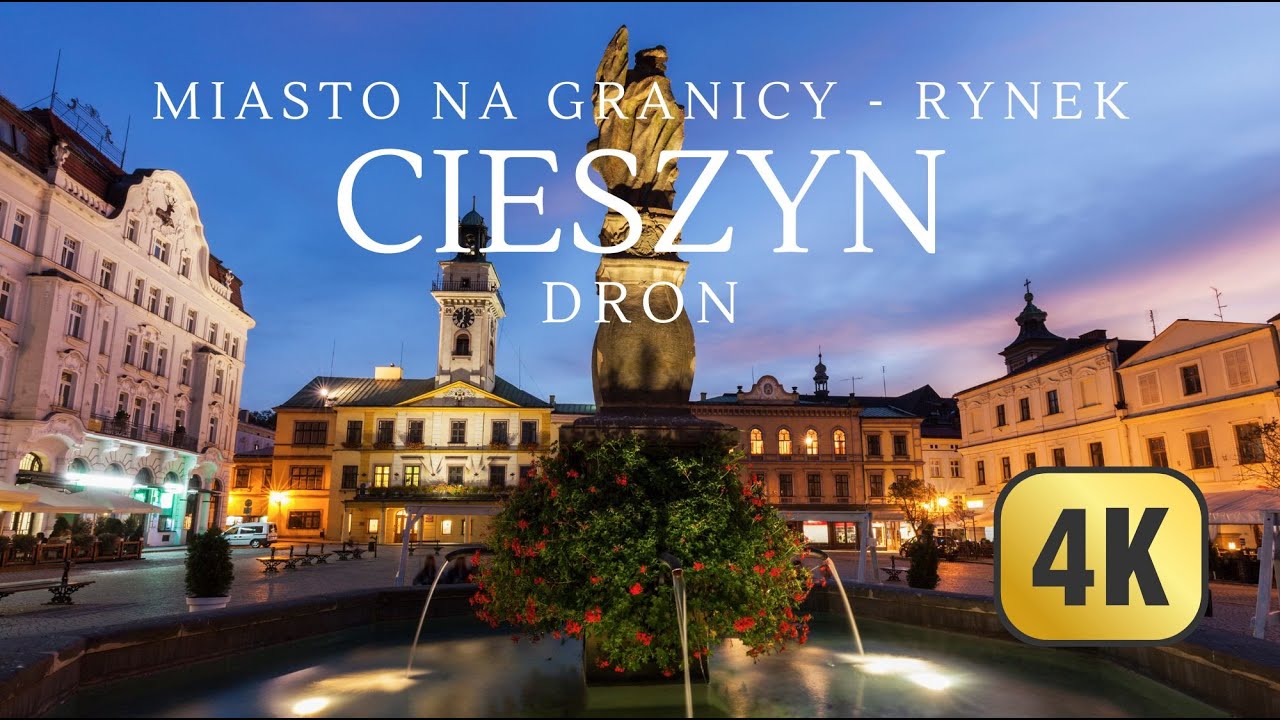 Cieszyn z drona - Rynek #drone #4k