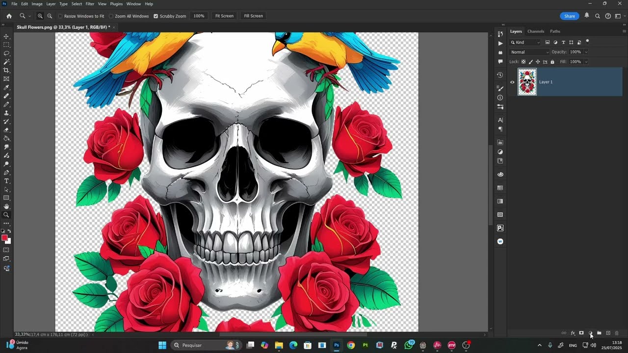 Como Remover Apenas uma Cor da Arte sem Fazer Halftone na Imagem Inteira (DTF/DTG) #halftone  #dtf